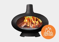 Puupolttoinen pizzauuni