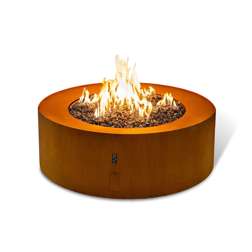 Galio Star Corten automaattinen kaasutakka Planika Fires  | Biotakka-shop.fi | Kaasutakka ulkokäyttöön
