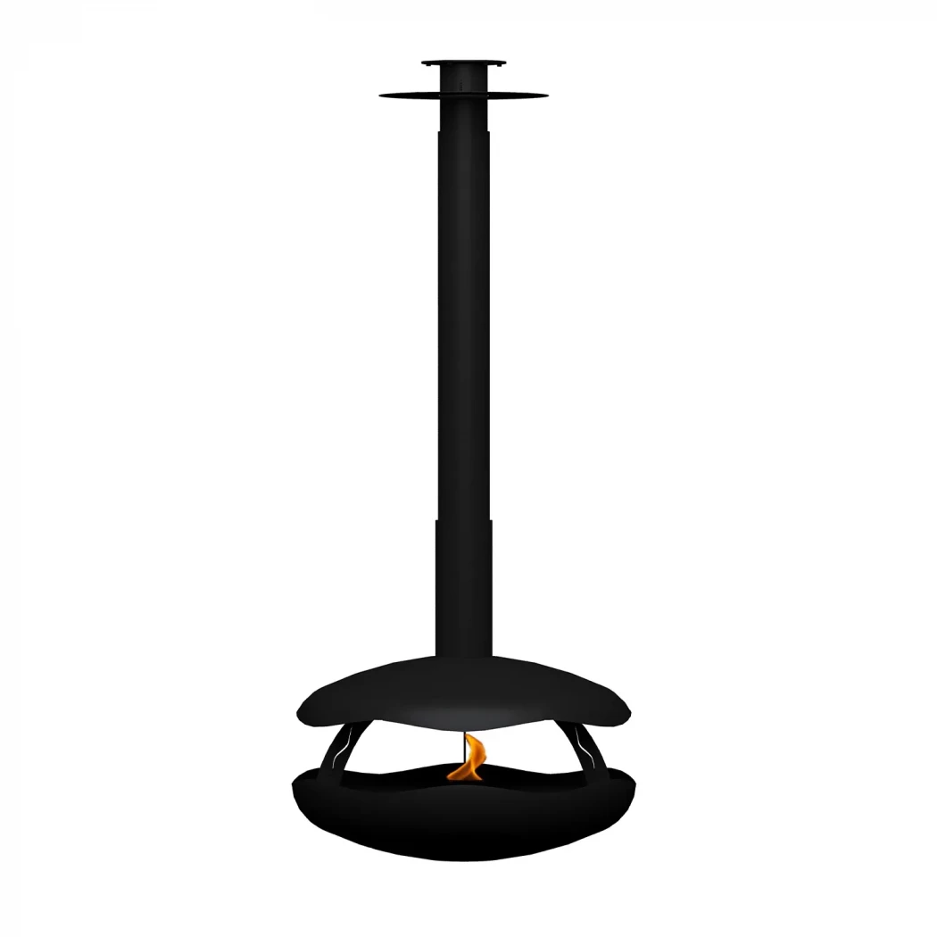 Perola Plus – Musta   GlammFire  | Biotakka-shop.fi | Kattoon asennettava bioetanolitakka