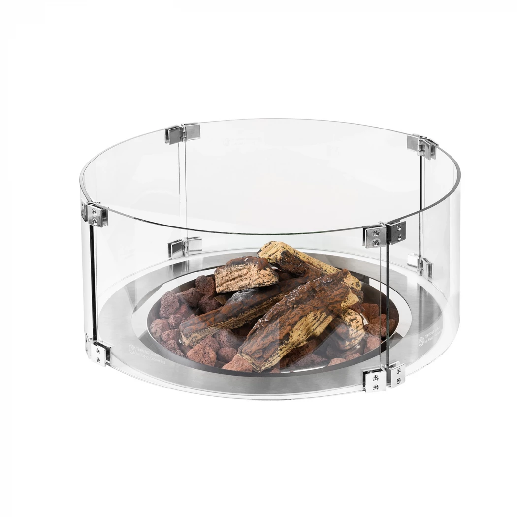 Cocoon-suojalasisetti - pieni pyöreä  Happy Cocooning  | Biotakka-shop.fi | Kaasukämmittimen lisävarusteet