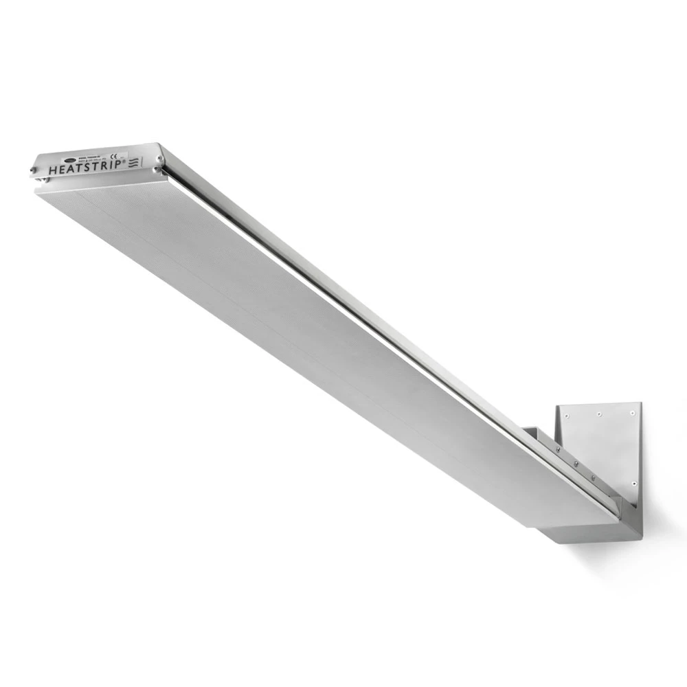 Wall bracket (silver grey) for Heatstrip Design | Biotakka-shop.fi |