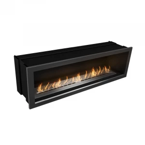 Icon Fires Slimline Firebox SFB1650 -biotakka - teräs