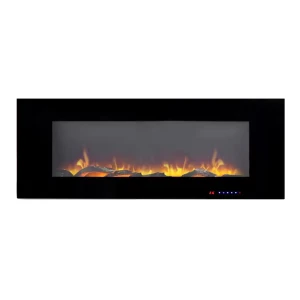 Azurite 127 cm - Seinälle Asennettava ScandiFlames Sähkötakka