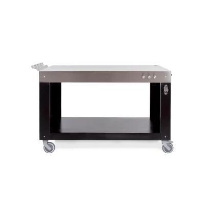 Liikuteltava monitoimipöytä pizzauunille - 130 cm Alfa Fornilta 