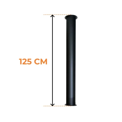 ScandiFlames Toronto Asennusputki 125 cm ScandiFlames Toronto Asennusputki 125 cm