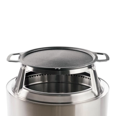 Solo Stove Yukon Griddle Top + HUB valurautaa ja ruostumatonta terästä