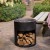 Transportable Fire Barrel with Grill