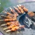 Onyx Ø60 tulisija grillillä ja halkotilalla  